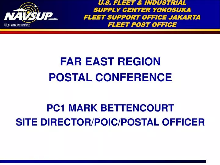 u s fleet industrial supply center yokosuka fleet support office jakarta fleet post office