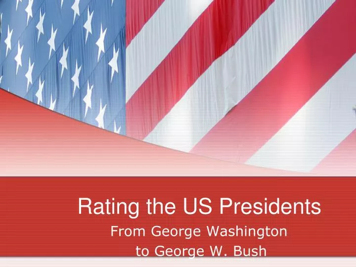 rating the us presidents