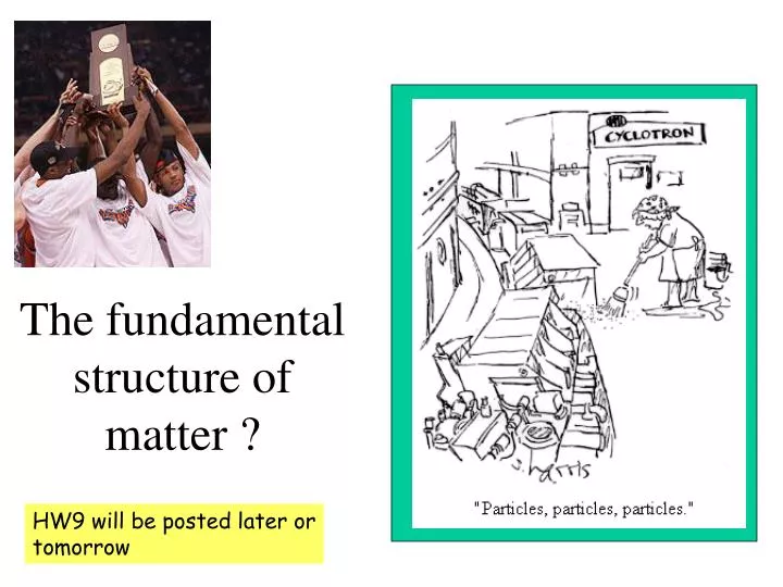 the fundamental structure of matter