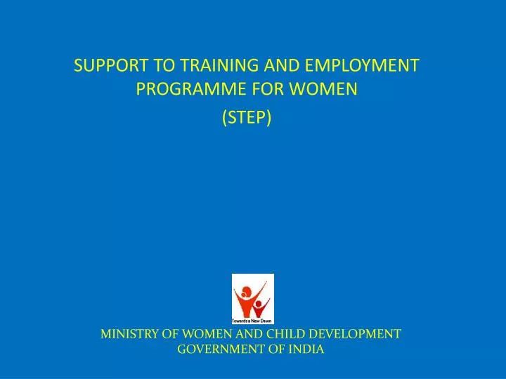 support to training and employment programme for women step