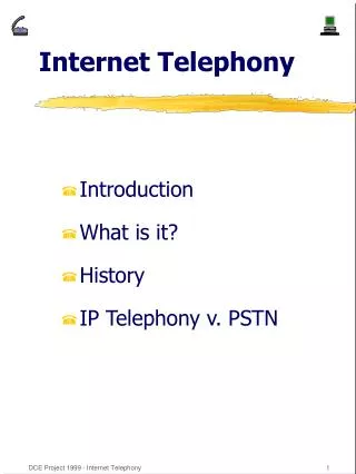 Internet Telephony
