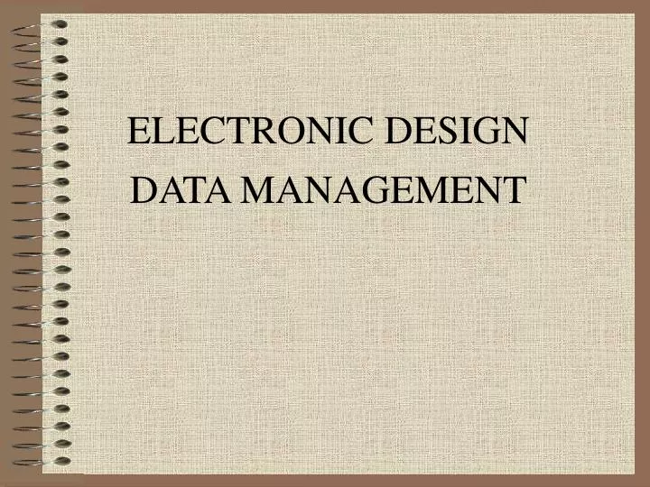 electronic design data management