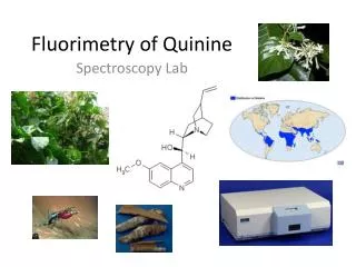 Fluorimetry of Quinine