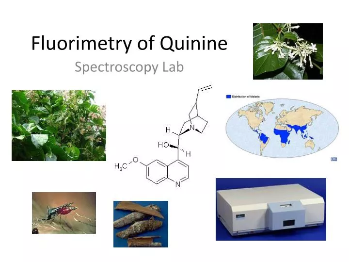 fluorimetry of quinine