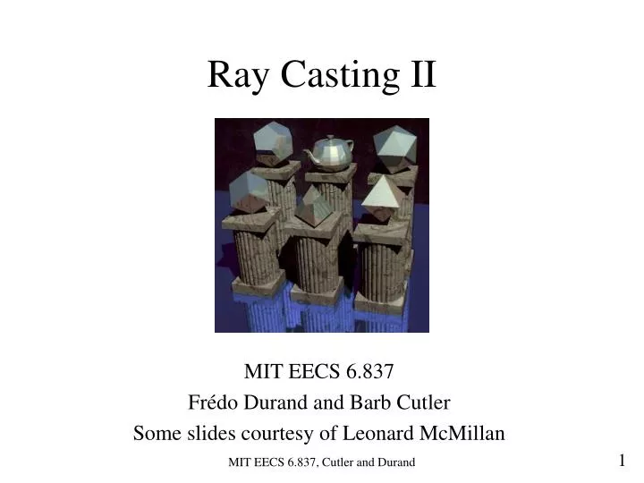 ray casting ii