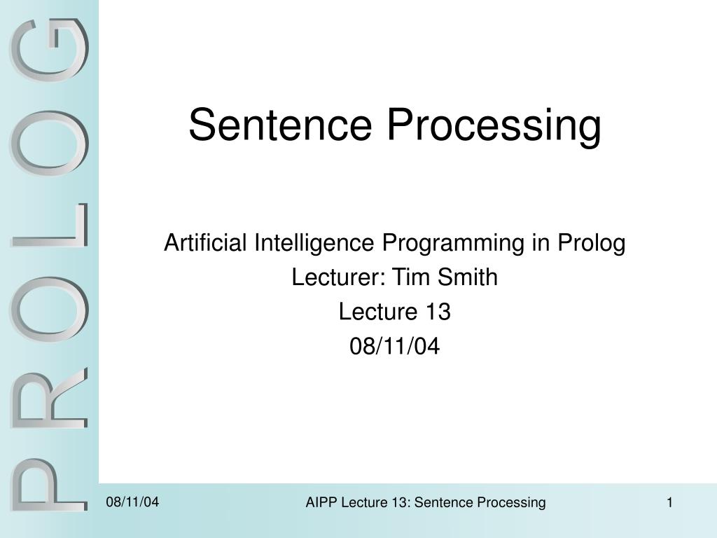 PPT - Sentence Processing PowerPoint Presentation, free download - ID ...