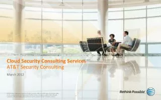 Cloud Security Consulting Services AT&amp;T Security Consulting