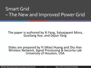 Smart Grid – The New and Improved Power Grid