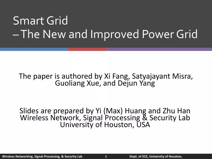 smart grid the new and improved power grid