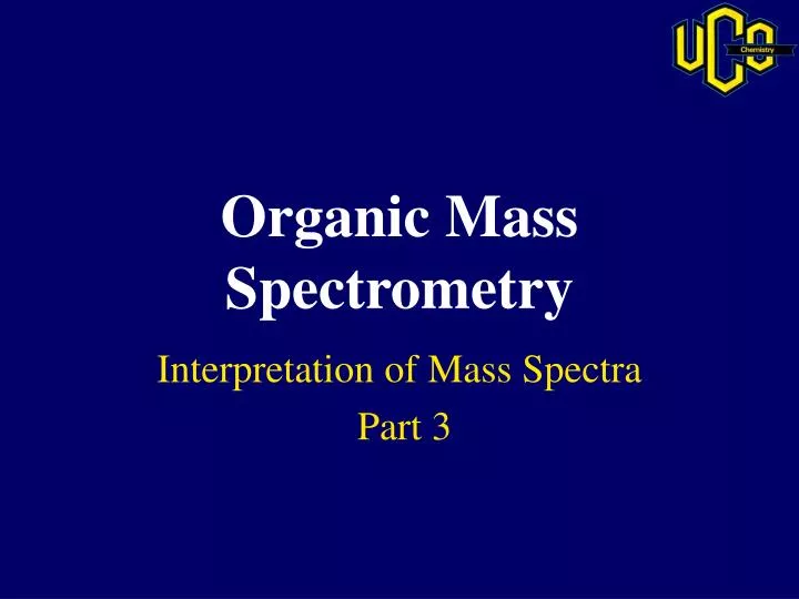 organic mass spectrometry