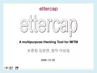 A multipurpose Hacking Tool for MITM