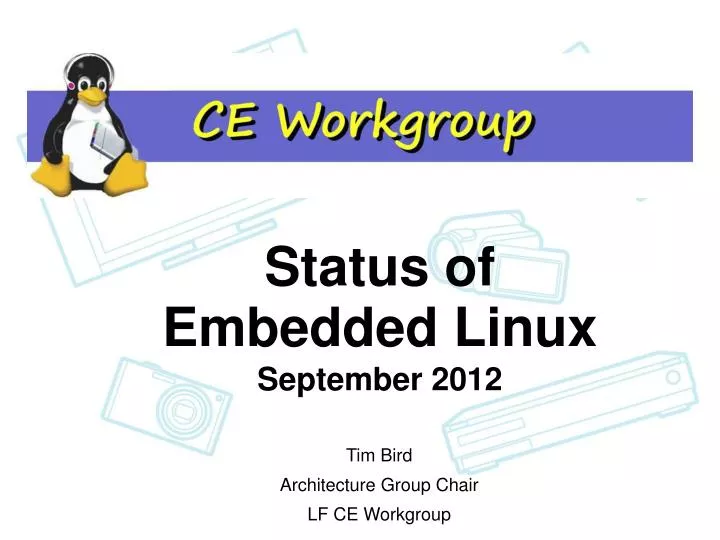 status of embedded linux september 2012