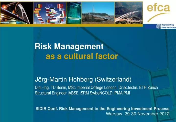 risk management as a cultural factor