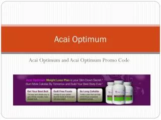 Acai Optimum Promo Code | Acai Optimum