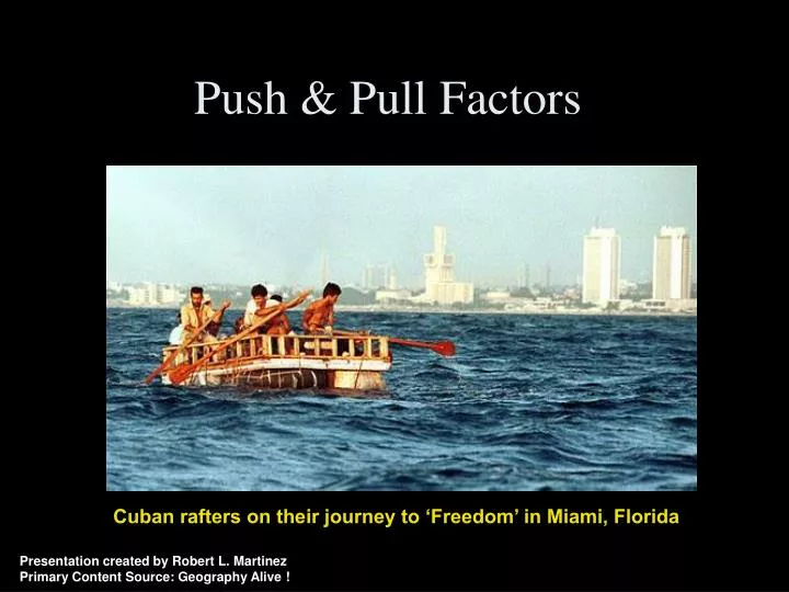 push pull factors