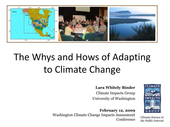 the whys and hows of adapting to climate change