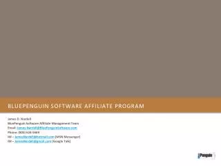 BluePenguin Software Affiliate Program