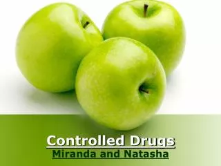 Controlled Drugs