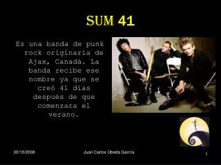 sum 41
