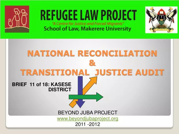 national reconciliation transitional justice audit