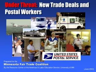 Under Threat: New Trade Deals and Postal Workers
