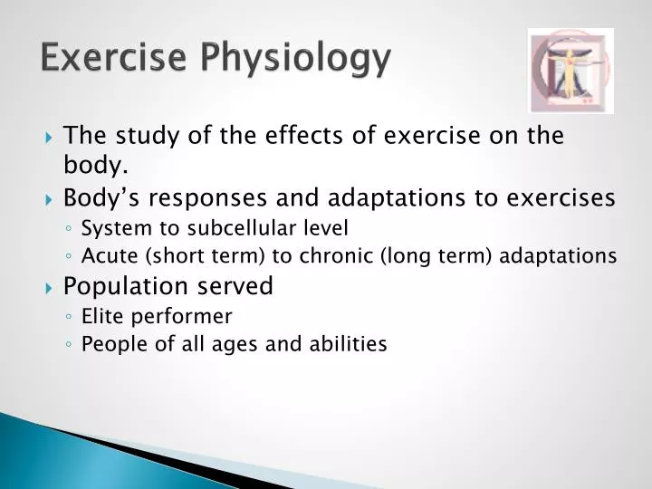 PPT - Exercise Physiology PowerPoint Presentation, free download - ID ...