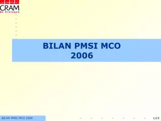 BILAN PMSI MCO 2006