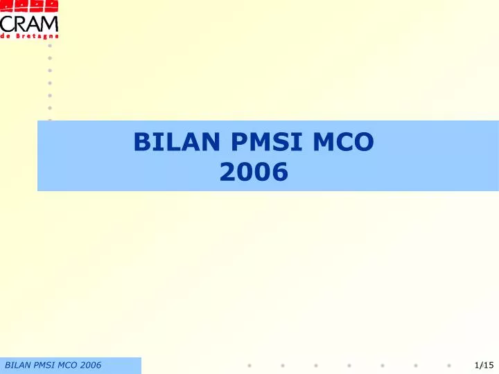 bilan pmsi mco 2006