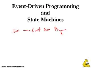 Event-Driven Programming and State Machines