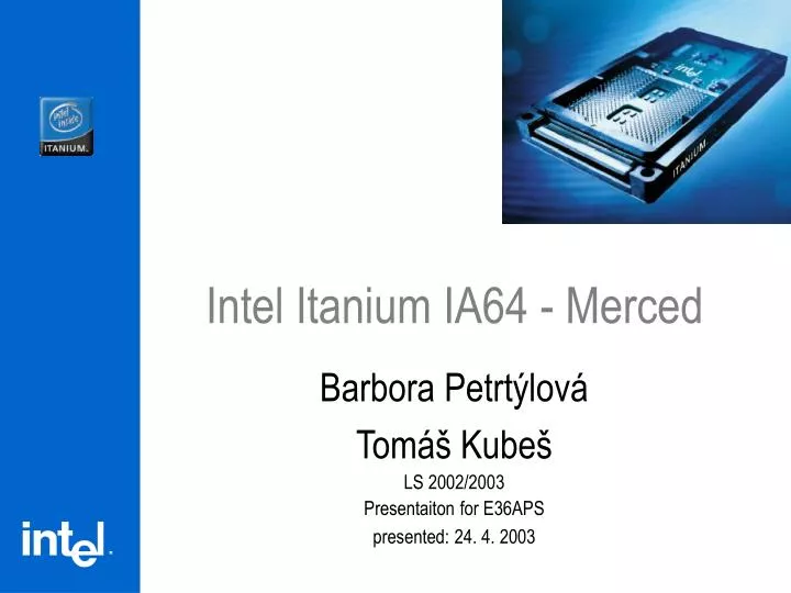 intel itanium ia64 merced