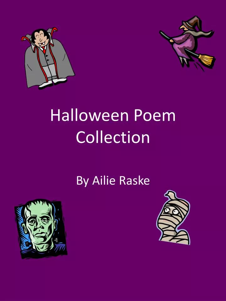 halloween poem collection