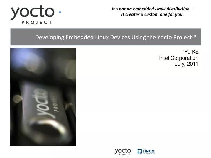 developing embedded linux devices using the yocto project