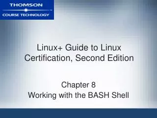 Linux+ Guide to Linux Certification, Second Edition