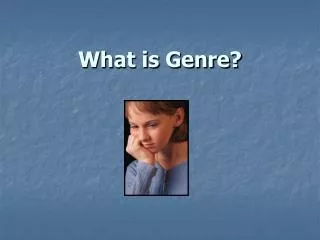 What is Genre?