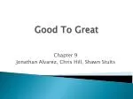 Good To Great - slide 1