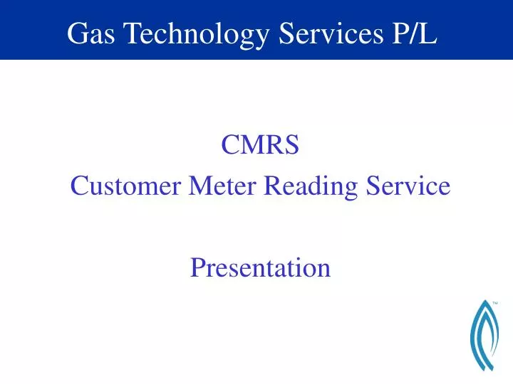 gas technology services p l