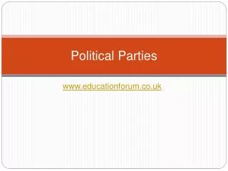 Political Parties