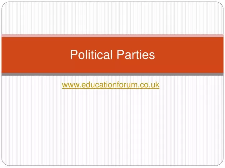 political parties