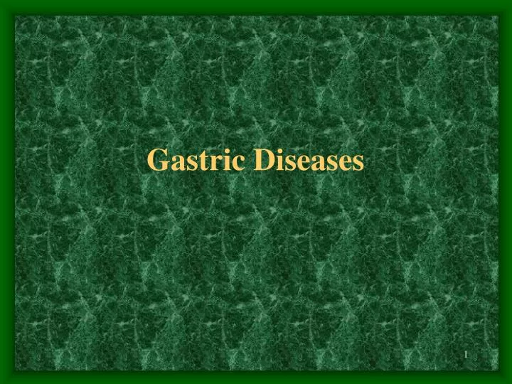 g astric diseases