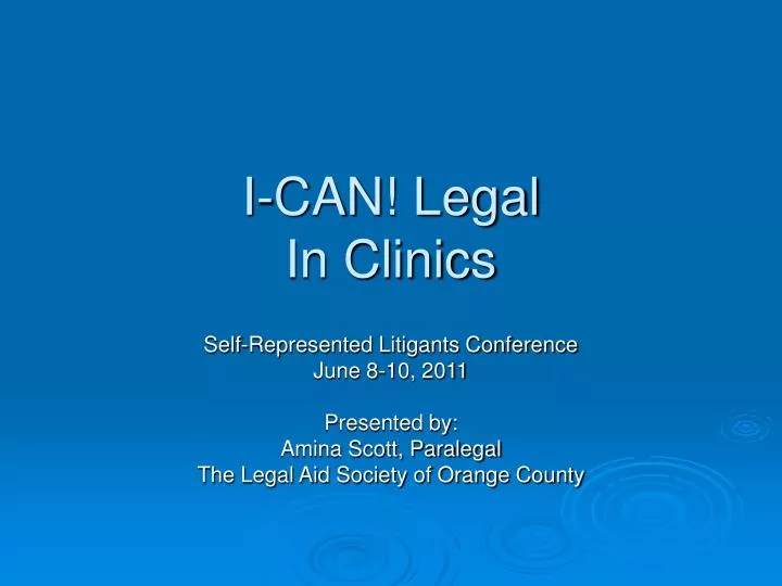 i can legal in clinics