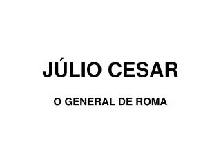 j lio cesar