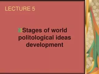 lecture 5