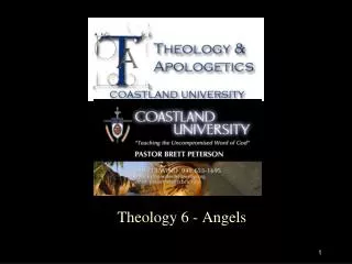Theology 6 - Angels