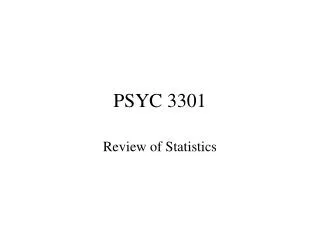 PSYC 3301