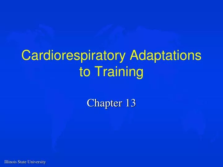 cardiorespiratory adaptations to training