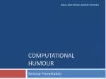 Computational Humour - slide 1