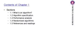 Contents of Chapter 1
