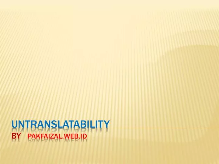 untranslatability by pakfaizal web id