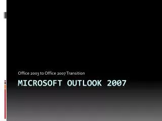 Microsoft Outlook 2007