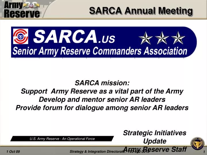 sarca annual meeting